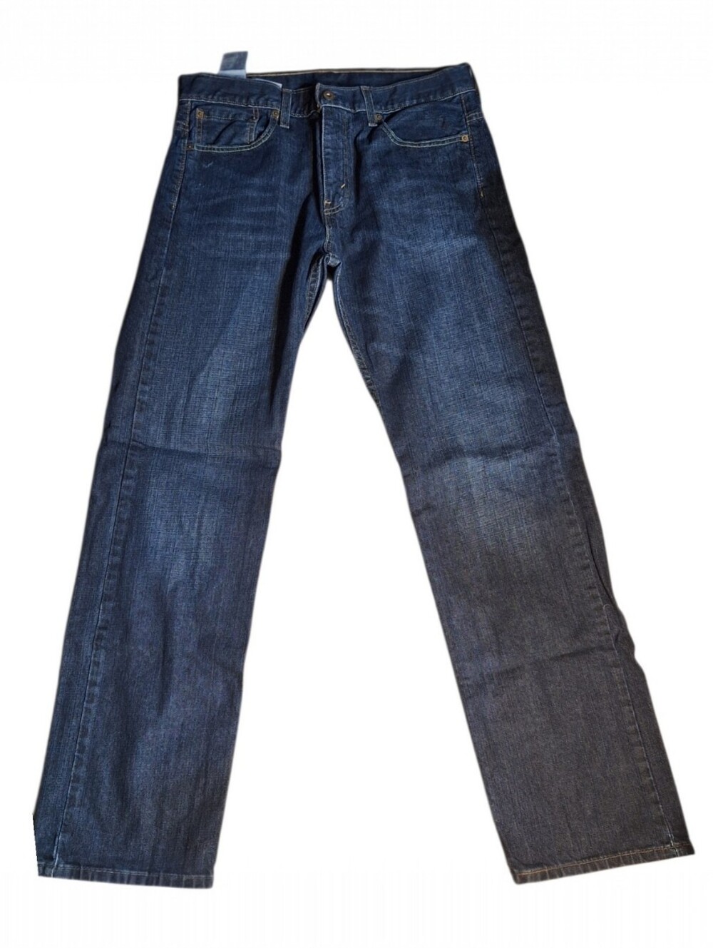 Levi's 569 Loose Straight Jeans Mens 32x34 Blue Denim Relaxed Fit Dark Wash